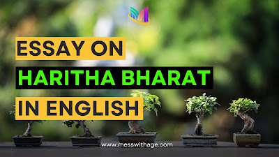 essay writing for haritha bharat